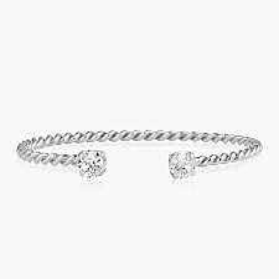 Armband Caroline Svedbom Smycken | Caroline Svedbom Armband Mini Twisted Bracelet / Crystal Guld