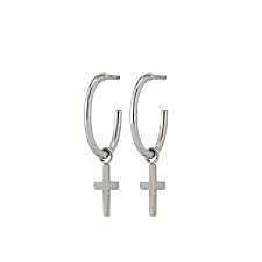 Orhangen Edblad Smycken, Halsband, Armband, Örhängen | Edblad Cross Earrings Steel