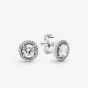 Orhangen Pandora smycken, Berlock, Ringar | Pandora Round Sparkle Orhangen