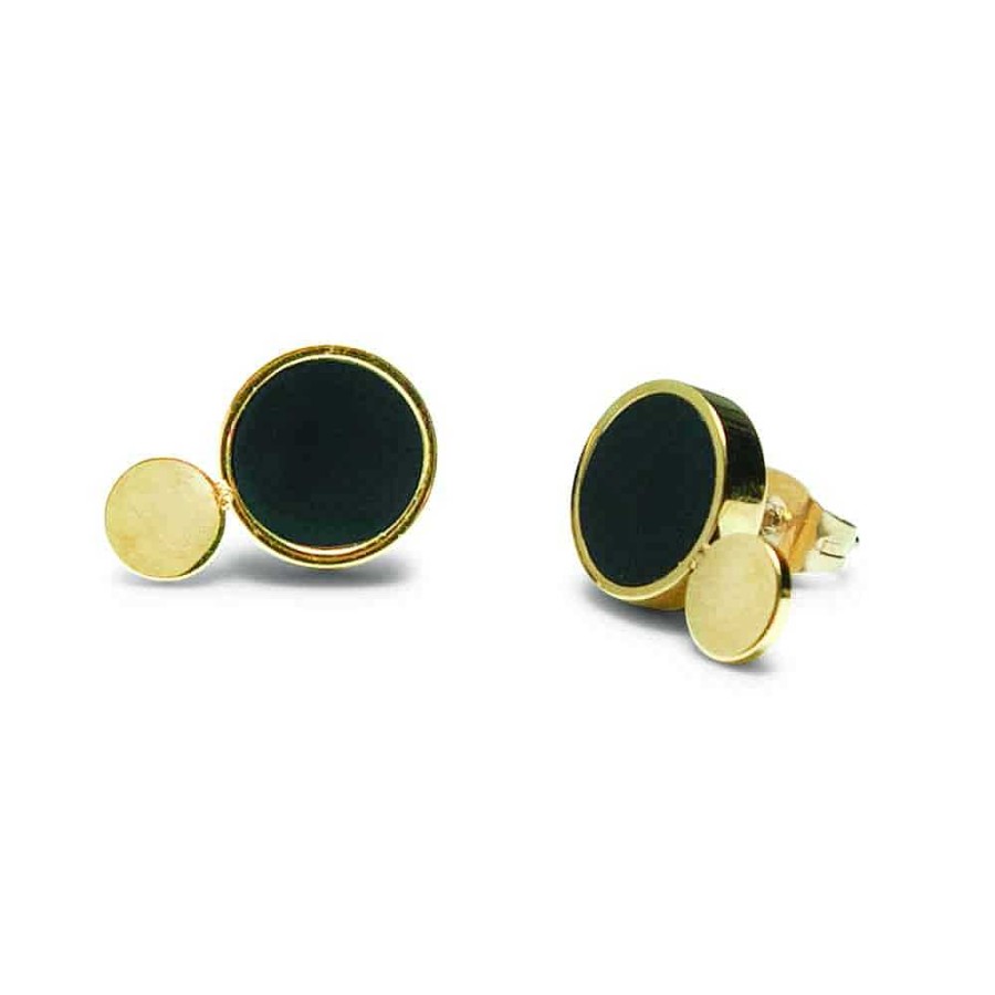 Orhangen Sägen | Sagen Luna Eclipse Golden Petite Earrings Gst10Essc