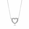 Halsband Pandora smycken, Berlock, Ringar | Pandora Loving Hearts Of Pandora Necklace 590534Cz