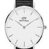 Klockor Daniel Wellington Klockor | Daniel Wellington Klocka Classic Petite Cornwall 32 Vit Svart Dw00100254