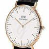 Klockor Daniel Wellington Klockor | Daniel Wellington Klocka Classic Sheffield 40 Vit Svart Dw0107