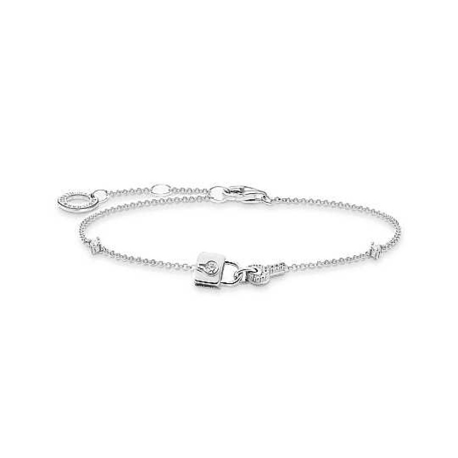 Armband Thomas Sabo Smycken, Halsband | Thomas Sabo Bracelet Lock Silver A2040-051-14