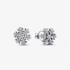 Orhangen Pandora smycken, Berlock, Ringar | Pandora Sparkling Snowflake Stud Earrings 292370C01