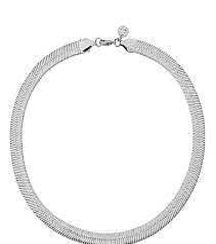 Halsband Edblad Smycken, Halsband, Armband, Örhängen | Edblad Herringbone Necklace L Rhodium