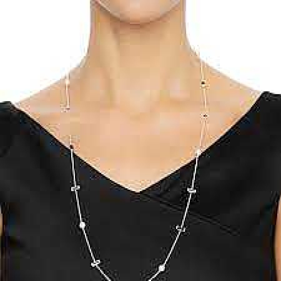 Halsband Efva Attling Smycken, Örhängen, Ringar | Efva Attling Dreams & Pearls Flow Necklace 10-100-02151