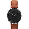 Klockor Daniel Wellington Klockor | Daniel Wellington Klocka Classic Durham 36 Svart Brun Dw00100144